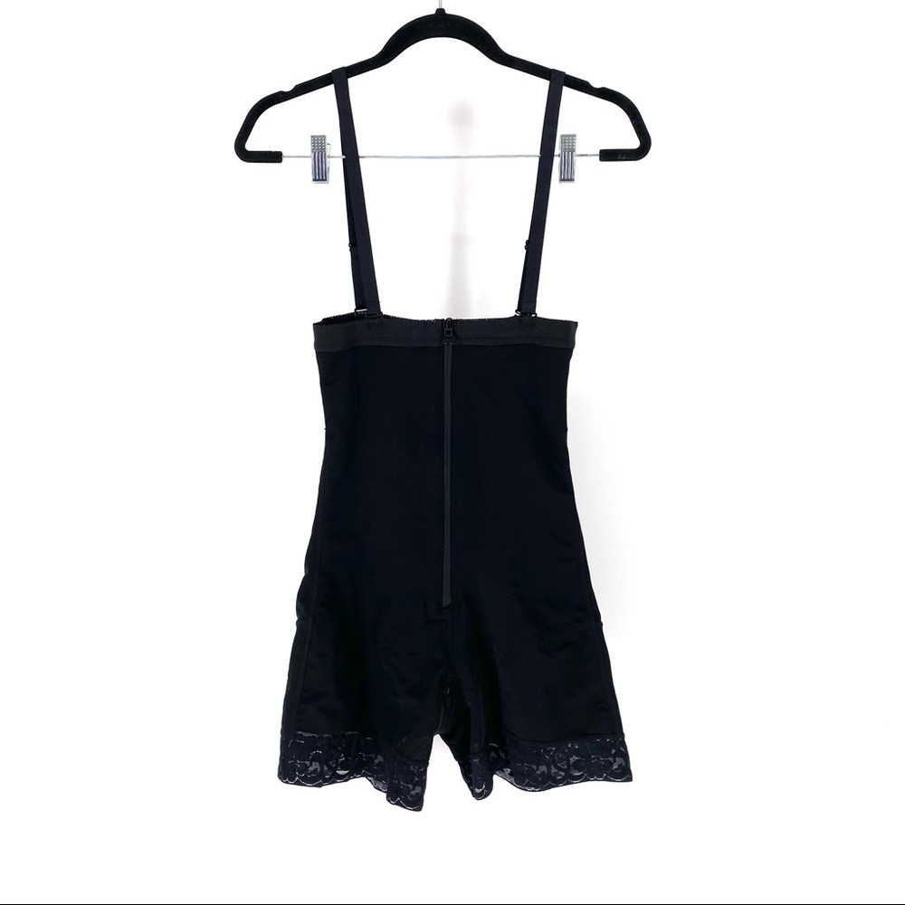 Women's Zip Up Detachable Straps Postsurgical Panty Style Body Shaper - L